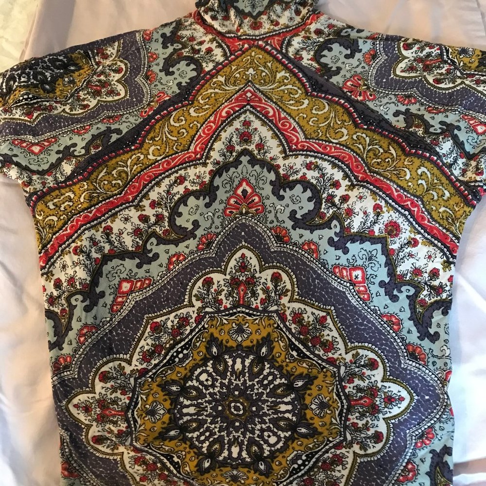 Free People Funky Bohemian Top